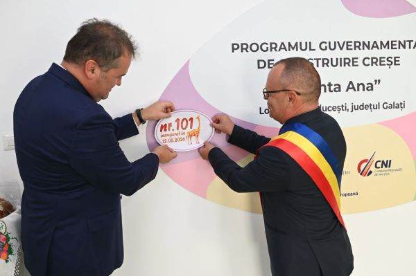 Ministerul Dezvoltării a inaugurat a doua creşă din Galaţi construită în programul ”Sfânta Ana”